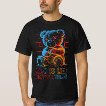 Urso de Pelúcia Neon ABC