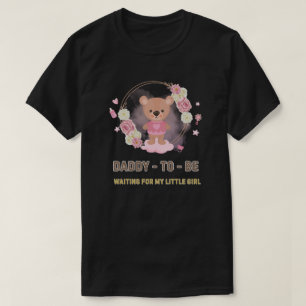 Camiseta Urso de Pelúcia Rosa para Futuro Papai