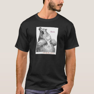 Camiseta Urso de Rawr! O t-shirt dos homens