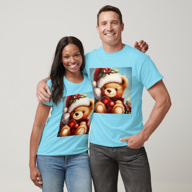 Camiseta Urso de Teddy de Natal 4 (Unissex)