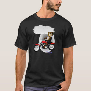 Camiseta Urso de ursinho de fala do motociclista