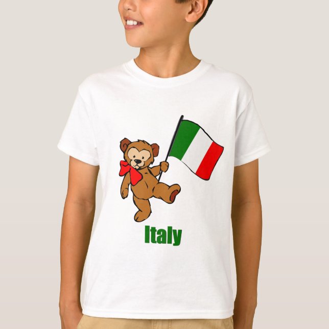 Camiseta Urso de ursinho de Italia (Frente)