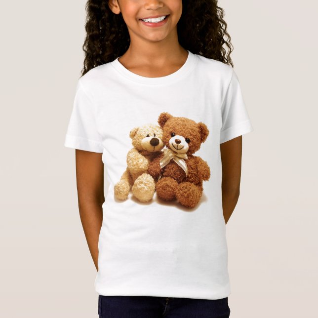 Camiseta Urso de ursinho engraçado (Frente)