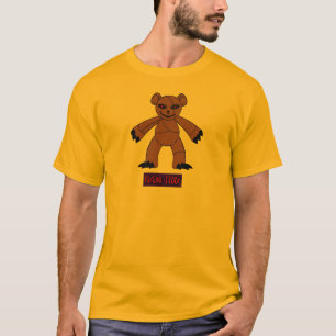 CAMISETA URSO DE URSINHO PSICÓTICO DO T-SHIRT DO URSINHO