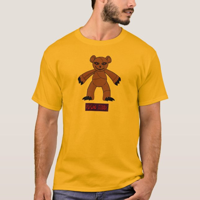 CAMISETA URSO DE URSINHO PSICÓTICO DO T-SHIRT DO URSINHO (Frente)
