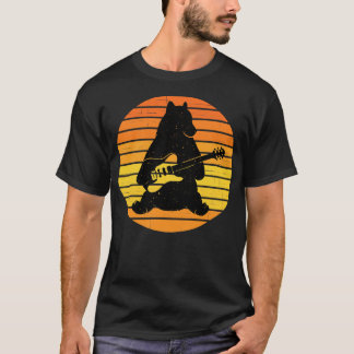 Camiseta Urso de Violão Retro