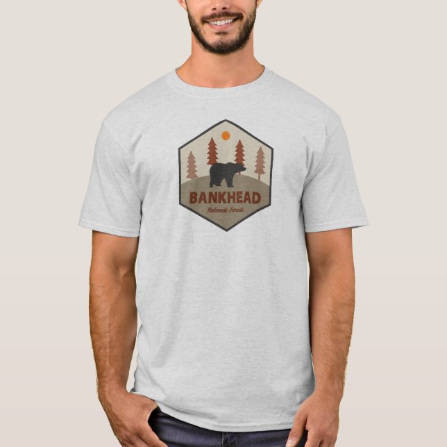 Camiseta Urso do Alabama na Floresta Nacional Bankhead (Frente)