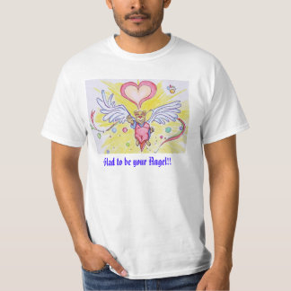 Camiseta Urso do anjo: Homem-T-camisa