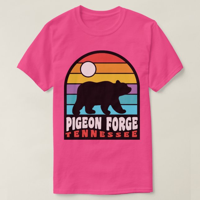 Camiseta Urso do Enfumaçado do Excelente Pigeon Forge Tenne (Frente do Design)
