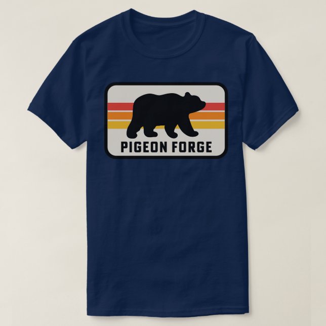 Camiseta Urso do Enfumaçado do Excelente Pigeon Forge Tenne (Frente do Design)