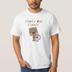 Camiseta Urso do menino louco para o feriado do cacau