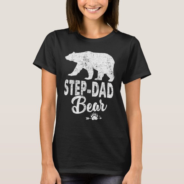 Camiseta Urso do Pai da Etapa do Mens (Frente)