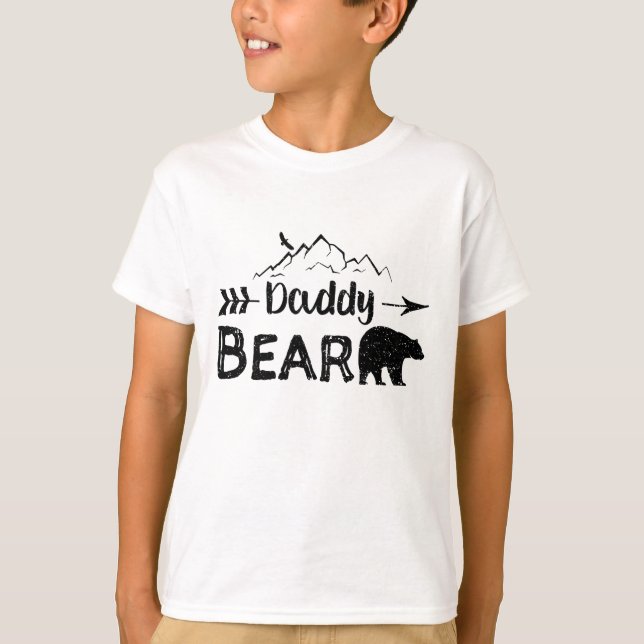 Camiseta Urso do pai - Dia de os pais (Frente)