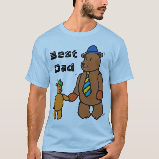 Camiseta Urso do pai e da criança (Frente)