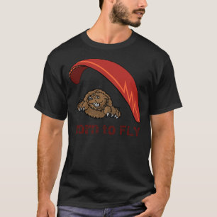 Camiseta urso do parapente