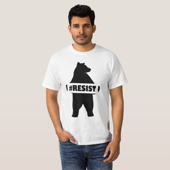 Camiseta urso do #RESIST (Frente Completa)
