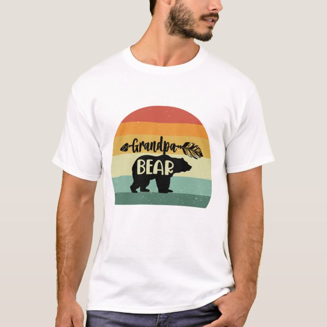 Camiseta Urso do Vovô Sunset Retro (Frente)