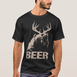 Camiseta Urso dos cervos da cerveja