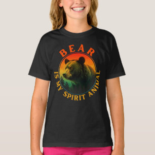 Camiseta Urso é meu animal espiritual