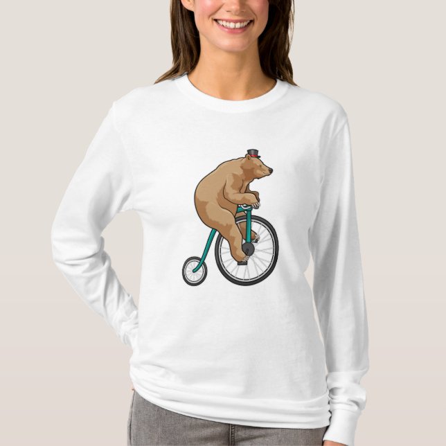Camiseta Urso em Circo com Bicicleta (Frente)