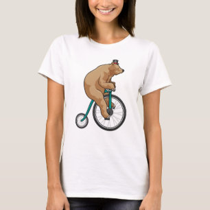 Camiseta Urso em Circo com Bicicleta