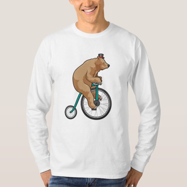 Camiseta Urso em Circo com Bicicleta (Frente)