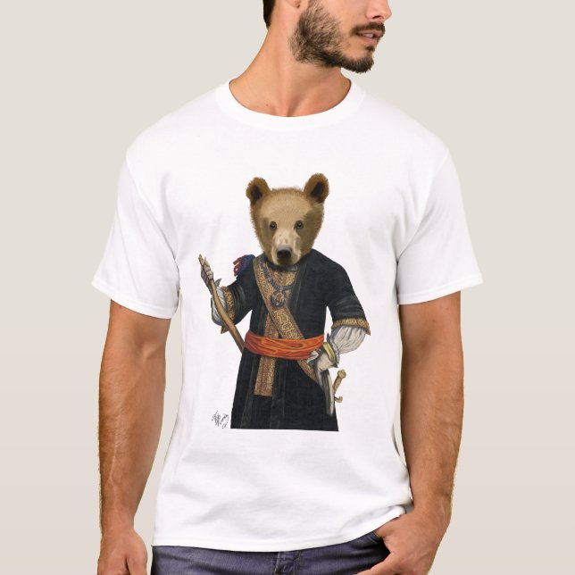 Camiseta Urso em Robôs Azuis 2 (Frente)