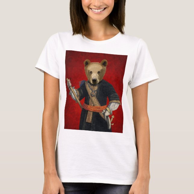 Camiseta Urso em Robôs Azuis 3 (Frente)