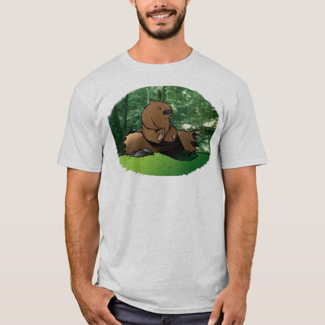 Camiseta Urso em um registro (Frente)