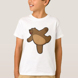 Camiseta Urso em Yoga Estreitamento