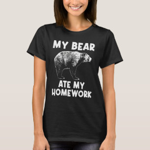 Camiseta Urso Engraçado Para Crianças Ursos Polares Panda S