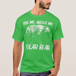 Camiseta Urso Engraçado Para Homens Ursos Polares Panda Sol