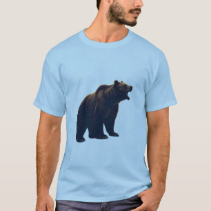 Camiseta Urso Feroz – Design de Streetwear de Poder e Força