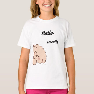 Camiseta Urso Fofo Espiando – Adorável Design de Teddi Kawa