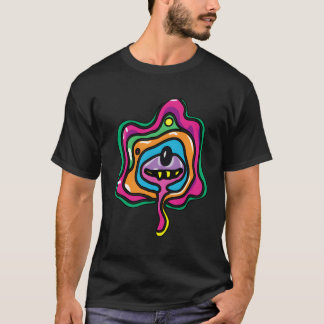 Camiseta Urso Funky Abstrato Amoba