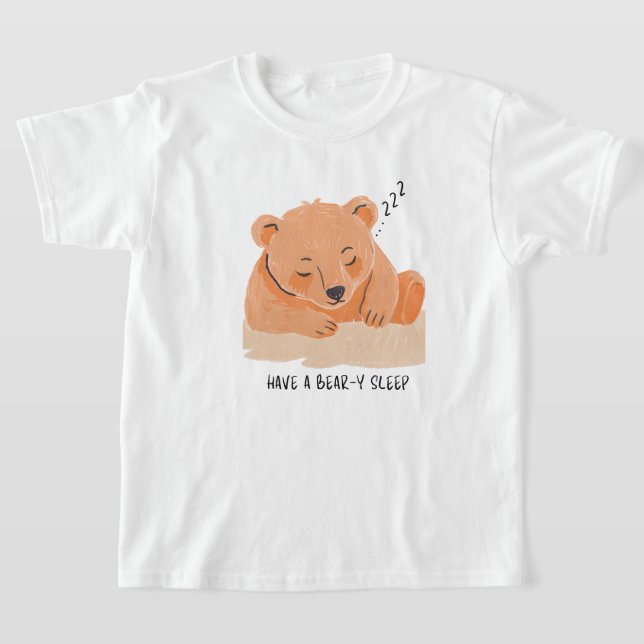 Camiseta Urso Gobi dormindo pacificamente (Postura )