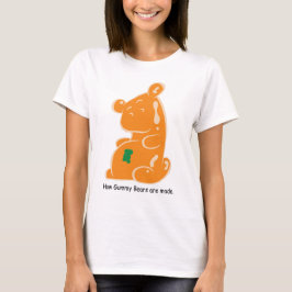 Camiseta Urso gomoso do bebê