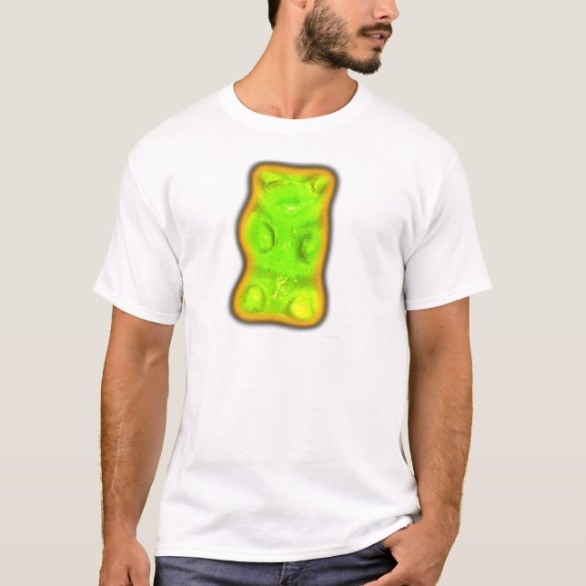 Camiseta Urso gomoso mau (Frente)