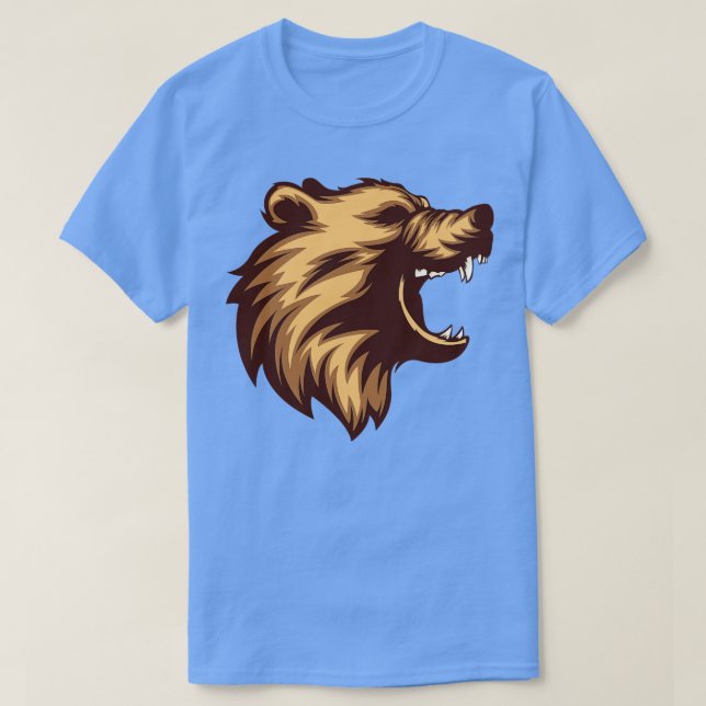Camiseta Urso Gritante (Frente do Design)
