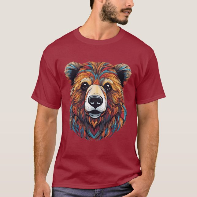 Camiseta Urso Grizzly (Frente)