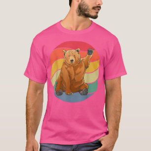 Camiseta Urso Grizzly da Floresta Natural