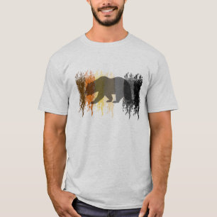 Camiseta Urso Grunge Legal Sombra Orgulho Gay Urso
