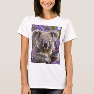 Camiseta Urso Koala Na Árvore Jacaranda,