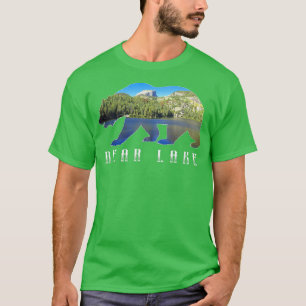 Camiseta Urso Lago National Park Imagem Paisagem Idaho Utah