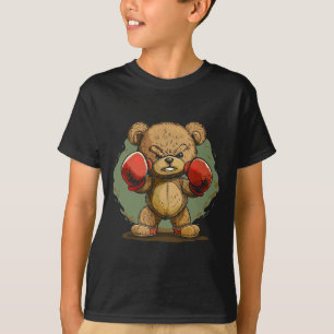 Camiseta Urso legal com roupa de luvas in a box