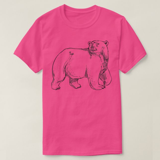 Camiseta Urso legal Engraçado Ursos Zoológicos Amantes de U (Frente do Design)