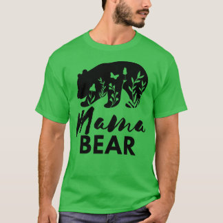 Camiseta Urso Mamãe Com Flores 1