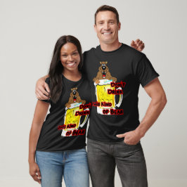 Camiseta Urso Marrom Engraçado tomando Banho em uma Caneca