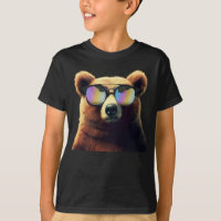 Urso Marrom Super Legal de Óculos de Sol
