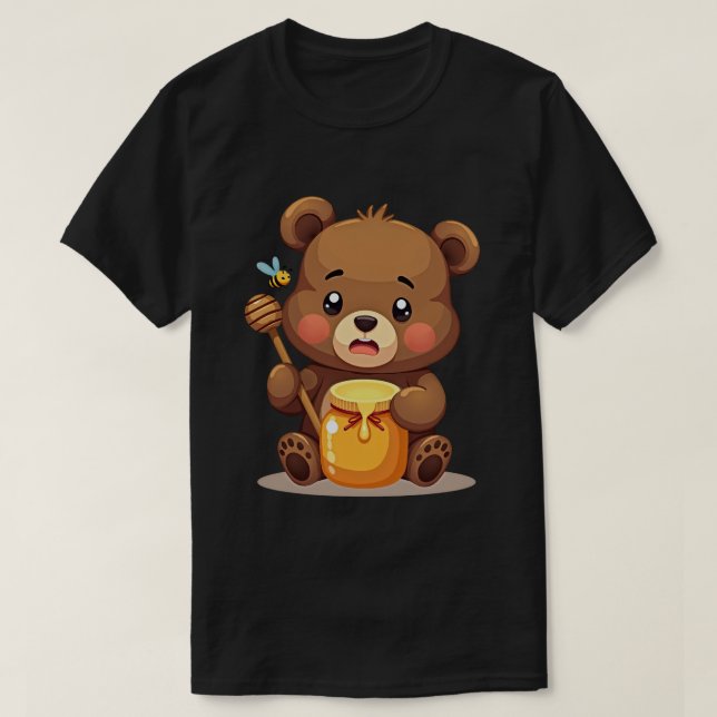 Camiseta Urso Mel (Frente do Design)